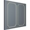 Ekena Millwork 31-in. W x 62-in. H Oxford Smooth Panel Moulding Kit Double Panel PMLKOX31X62B - alternate 3